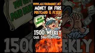 📨💰Direct Mail Marketing Affiliate Postcards Work From Home Mailing Postcards💰📨  CRAZY CASH COW FLYER