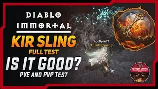 Kir Sling Legendary Gem - Full Test In PVE and PVP - Is It Good? Diablo Immortal