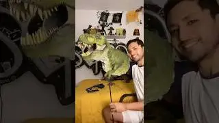 Pintando 👨🏻&zwj;🎨🎨🦖 WIP #Trex #jurassicpark #stanwinston #jurassicpark3 #jurassicworldrebirth