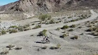 Desert Mountain Biking in the La Quinta Cove Shot by iDronedMyself&trade; on DJI Mini 4 Pro #mtb #drone