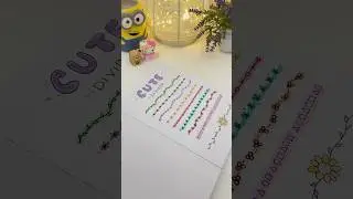 Cute Bullet Journal Divider Ideas ✨ Easy Aesthetic Doodle Designs | Bujo DIY #diy #journal