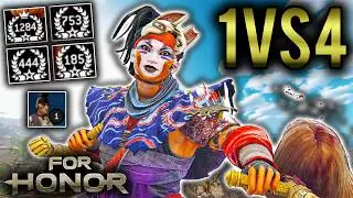 Первые матчи 1vs4 за Аракурэ и очень высокая репутация [For Honor]