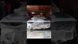 Mazda 626 GD (1989) cheap exterior repairing (Покраска в гараже Мазда 626)