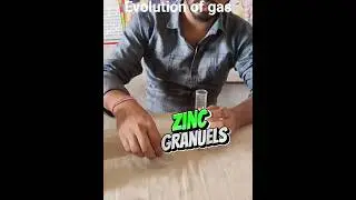 Evolution of gas #science #chemistry #experiment #shorts #short #shortsviral #shortviral