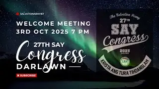 27th SAY Congress 2025 || Welcome Meeting