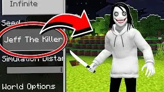 Do NOT Play the JEFF THE KILLER SEED in Minecraft Pocket Edition... (Jeff The Killer World)