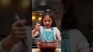 #funny #bollywood #cake # chocolate # girl # ai # fun # kids # cake # kitchen # hard working girl