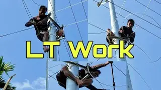 LT Work #electrician #FBVIDEO #Lineman #reels #technical #electricianwork #technician 