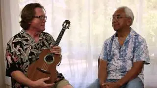 Kimo Hussey and Pat discuss the Grand Tenor model ukulele