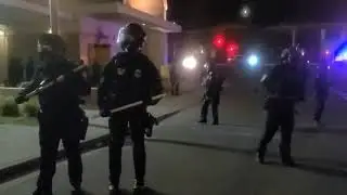 Federal Protective Service Fire Projectiles at Daunte Wright Protesters