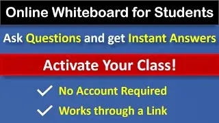 FREE Online Whiteboard | Best whiteboard for online teaching | Interactive Whiteboard | ICT Nuggets