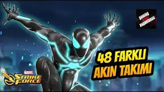 48 Farklı Akın Takımı - Marvel Strike Force - MSF