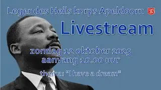 Samenkomst zondag 12 oktober 10.00 uur Apeldoorn. Thema: 