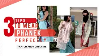 TUTORIAL!!  HOW TO WEAR PHANEK WITH 3 SIMPLE TRICKS!! MANIPURI DRESS PHANEK