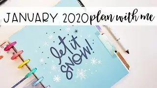 Monthly Plan With Me | Happy Planner | January 2020
