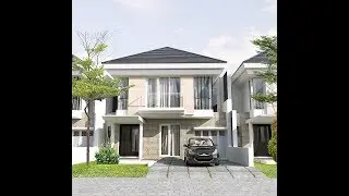 Hasil Vray Setelah di edit di Photoshop
