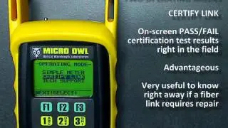 Micro OWL Optical Power Meter Sales Video