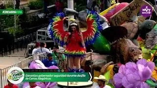 Garantiza May seguridad en desfile de Carros Alegóricos