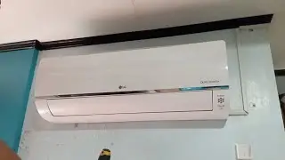 Live cleaning service LG wall mounted inverter split type