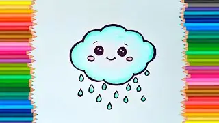 How to draw clouds ☁️☁️☁️как нарисовать облака 🙃