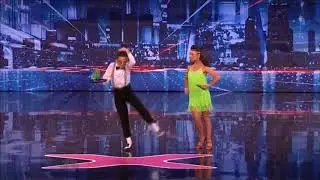 America's Got Talent lovely kids couple dancing D'Angelo & Amenda