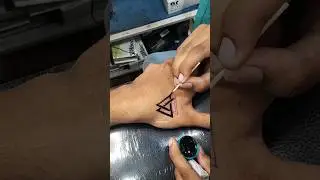 temporary tattoo at goa #reels
