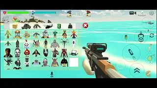 Jogando Chicken gun private server com meu amigo