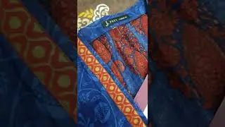 J. Ready to wear collection lawn embrioded 3pc suit