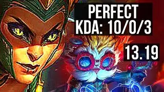 CASSIOPEIA vs HEIMERDINGER (MID) | 10/0/3, 1.7M mastery, Legendary, 700+ games | NA Master | 13.19