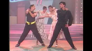 Loveli-Ness:  Ms. Alma Moreno & Ms. Dina Bonnevie dance# with the AM Dancers  