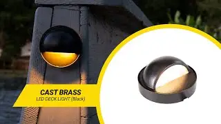 VOLT&reg; Cast Brass Deck Light (Black) | What's In The Box?