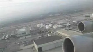 747-400 LH451 LAX (Los Angeles) Take-Off (Wing View)