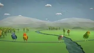 Birds - Interactive media installation