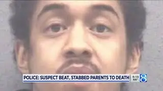 Authorities: Double homicide suspect beat, stabbed parents