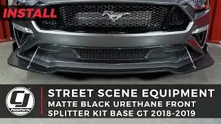2018-2023 Mustang Install: Street Scene Equipment Urethane Front Splitter Kit
