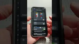 iPhone Как изменить темный режим 📲#шорты