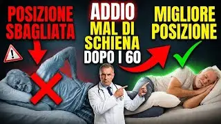 Mal di schiena? La MIGLIORE posizione per dormire dopo i 60 anni (E quale fa male)