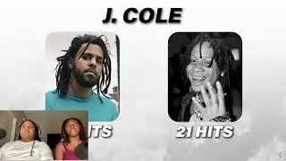 Guess Which Rapper Has More Hits! REACTION!