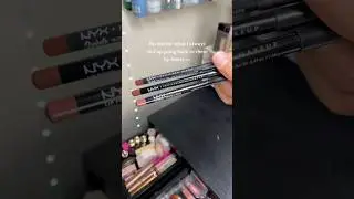 NYX cosmetics lip liners will always have my heart 🫶🏼