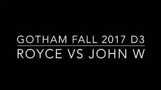 Gotham Volleyball Fall 2017 Royce vs John W