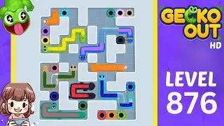 Прохождение уровня 876 игры Gecko Out.