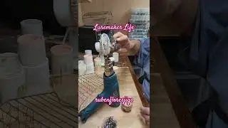 Роспись головок приманок #краппи #ручнаяработаприманках #рыбалка