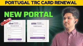 Portugal TRC Card Renewal | AIMA New Portal | Portugal Immigration Diaries