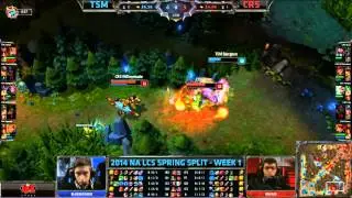TSM Bjergsen Leblanc juke - 2014 NA LCS Highlights