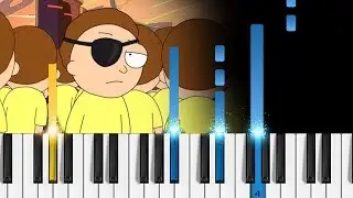 Evil Morty's Theme - Rick and Morty - Piano Tutorial / Piano Cover