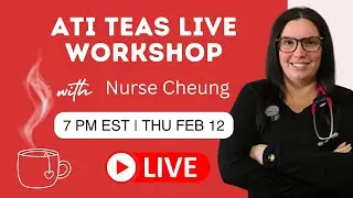 TEAS 7 Math Practice with Nurse Cheung ( Word Problems - Percentages )