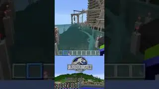 Minecraft Jurassic World Mod Part 1 #Shorts