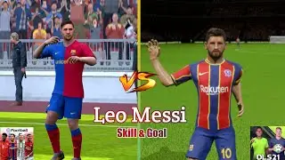 Leo Messi Skill & Goals | DLS 21 VS PES 21 Mobile | Dream League Soccer 2021