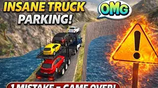 OMG 😱 Tight Road Truck Parking | Full Control Challenge!