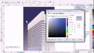 CorelDRAW PL Wektorowy wieżowiec Część 3 3